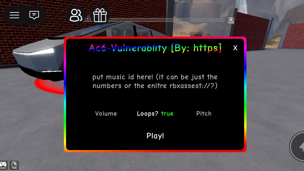 AC6 Vulnerablity - Unknown script preview
