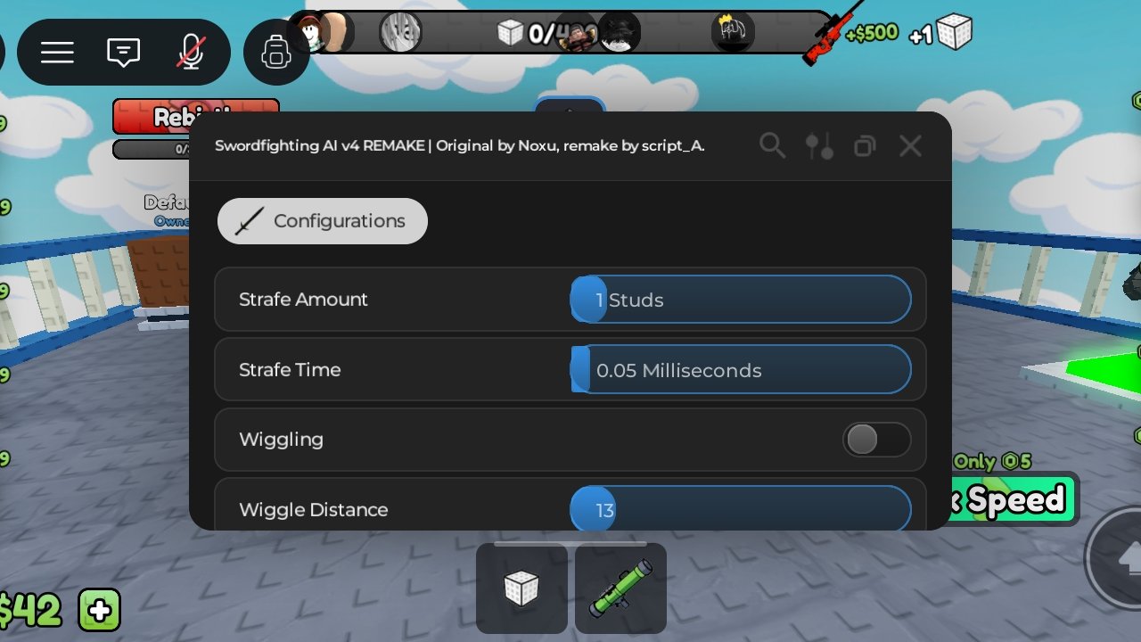 Sword fighting bot - Unknown script preview
