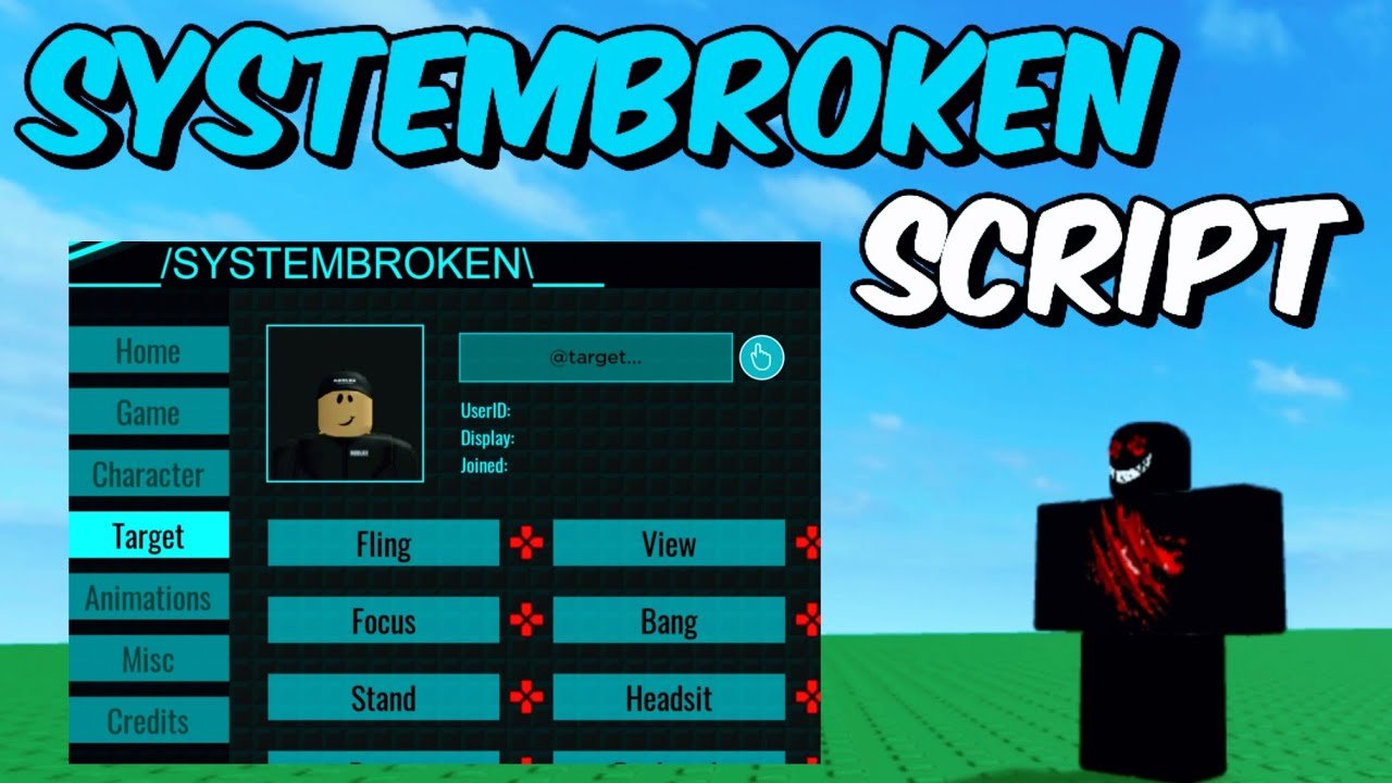 System broken - Unknown script preview