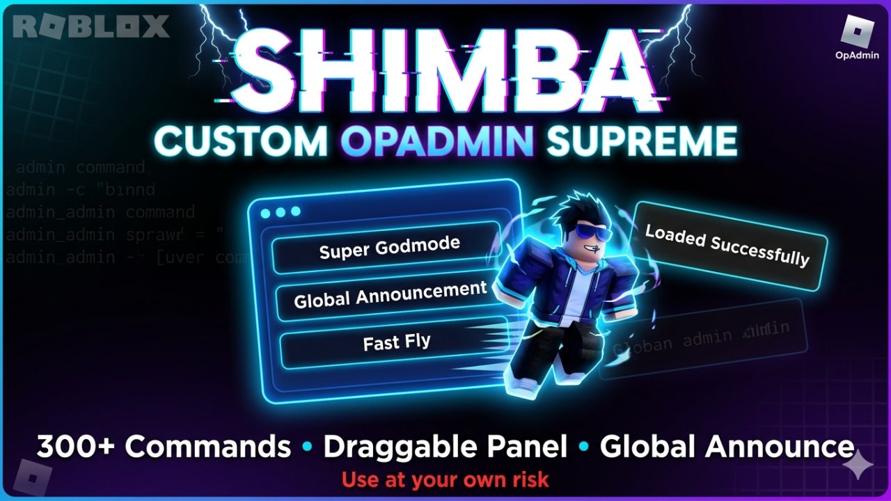 Shimba admin - Universal script preview