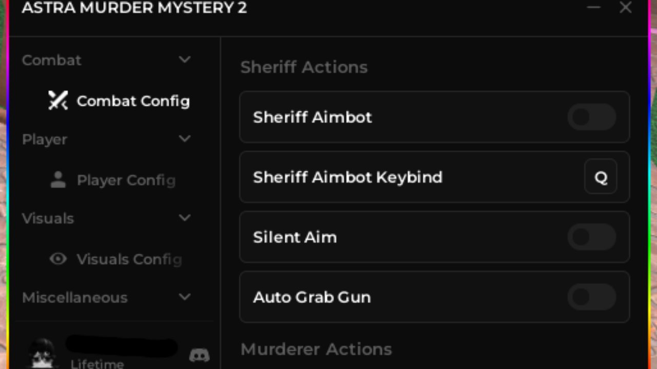 ASTRA HUB MM2 - Murder Mystery 2 script preview